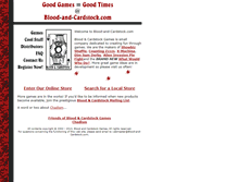 Tablet Screenshot of blood-and-cardstock.com